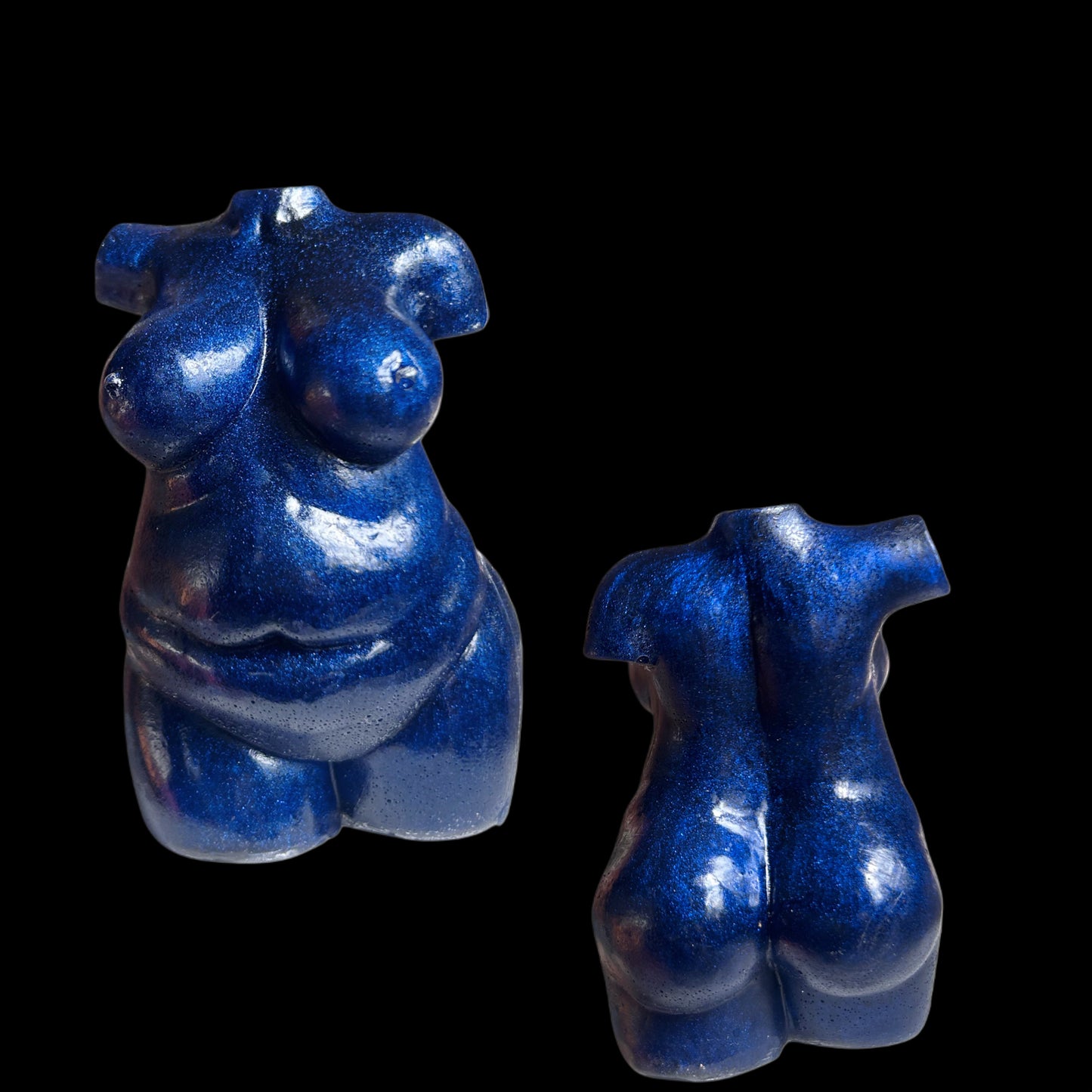 Plus Sized Resin Body Sculpture Venus Azul