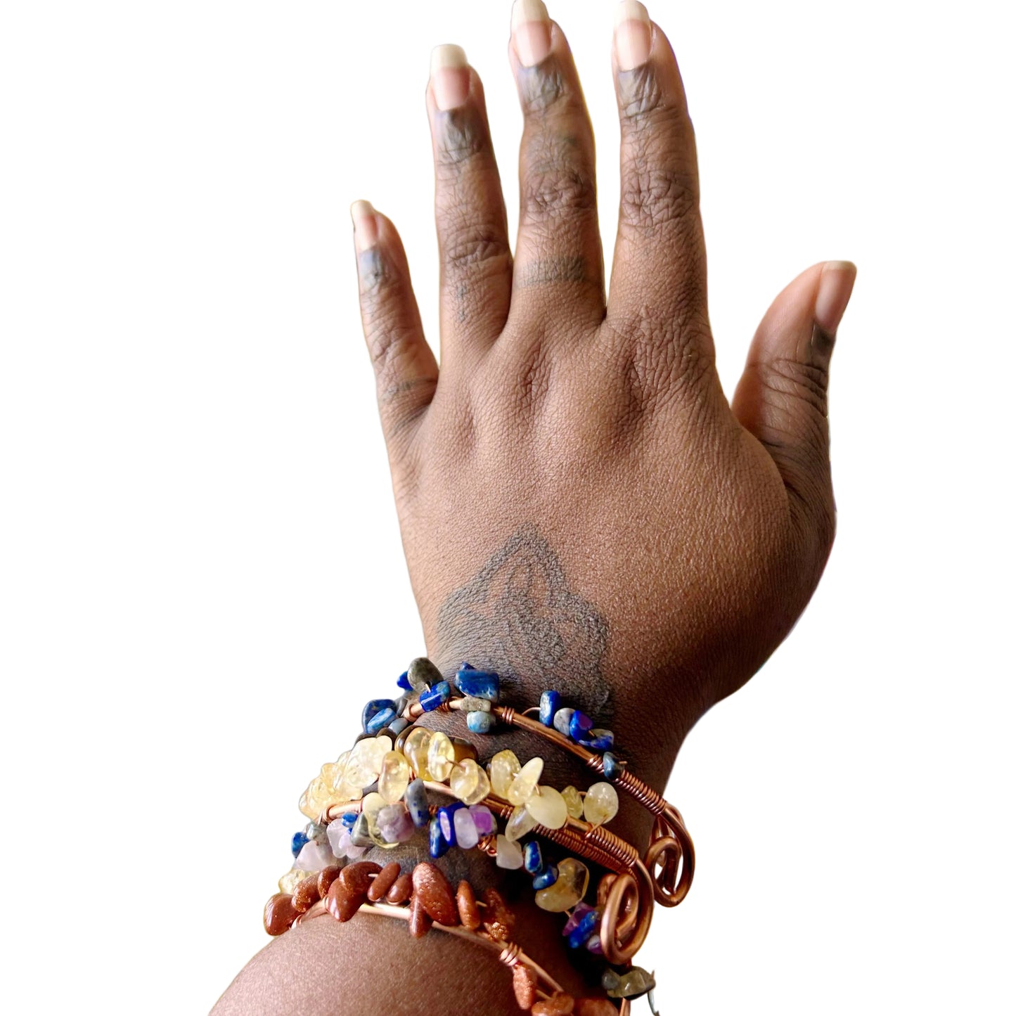 Crystal Beaded Cuffs