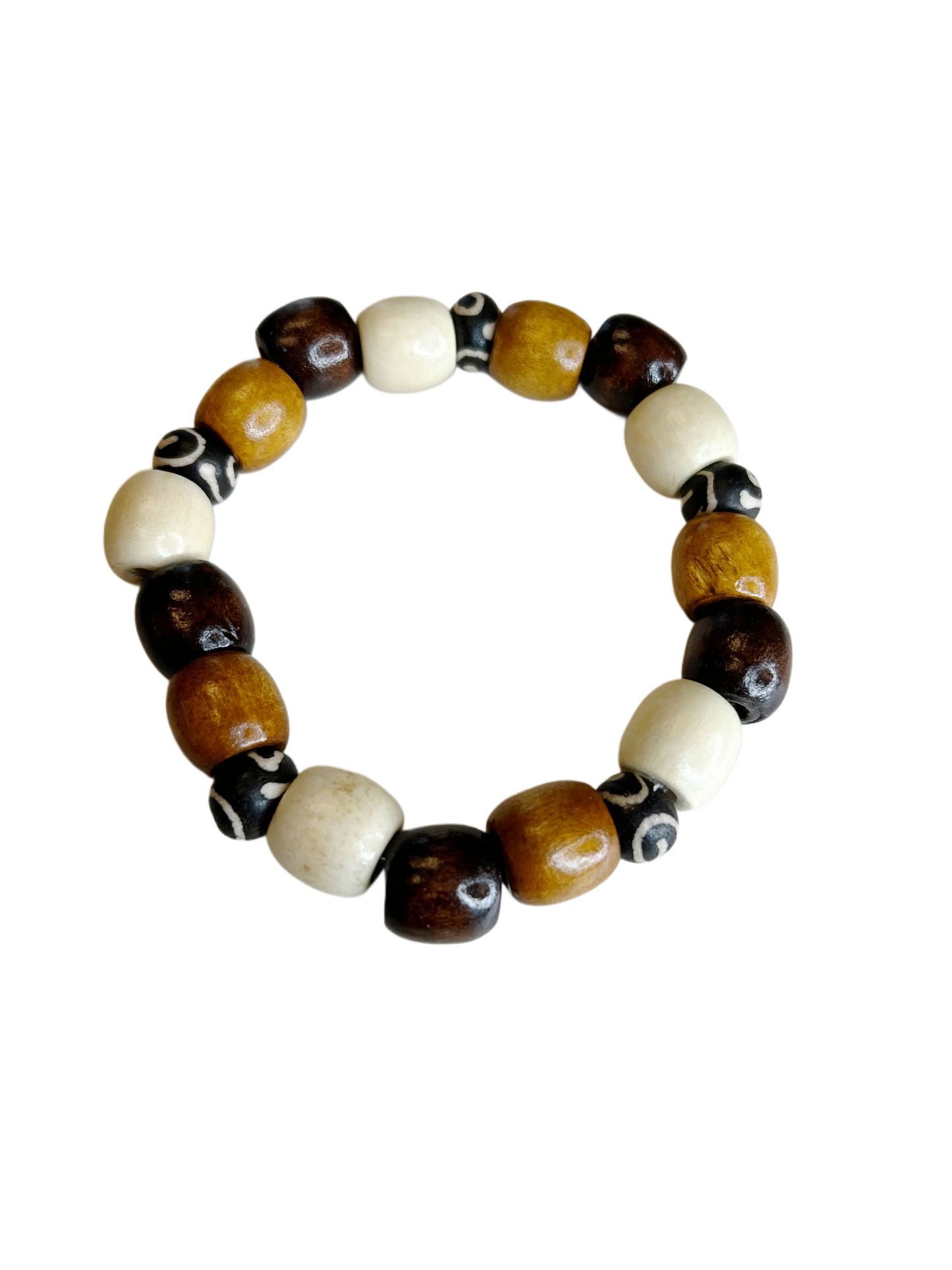 Bead and Brass Bracelets