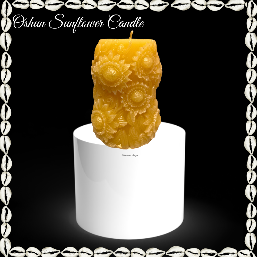 Oshun Sunflower Candle