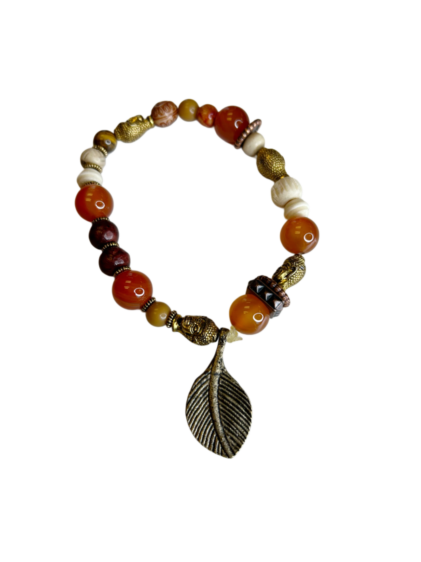 Bead and Brass Bracelets