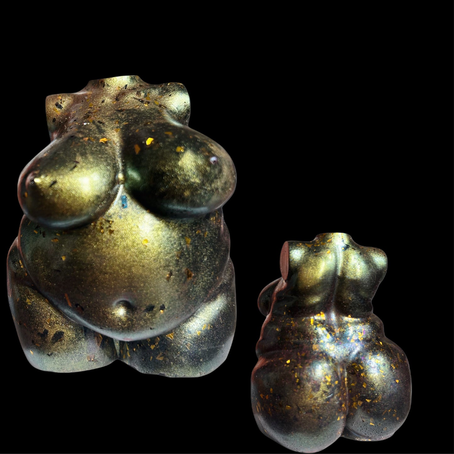 Plus Sized Resin Body Sculpture Bulletproof Soul