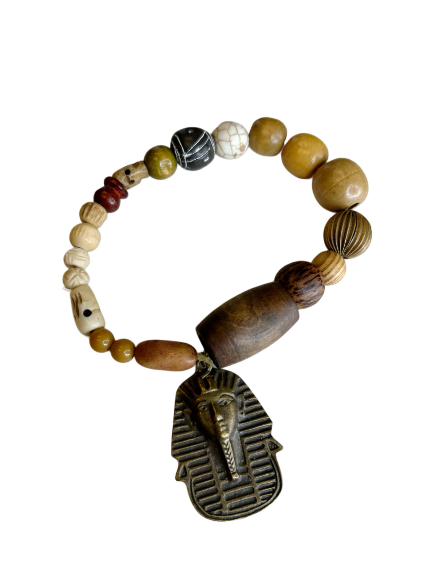 Bead and Brass Bracelets