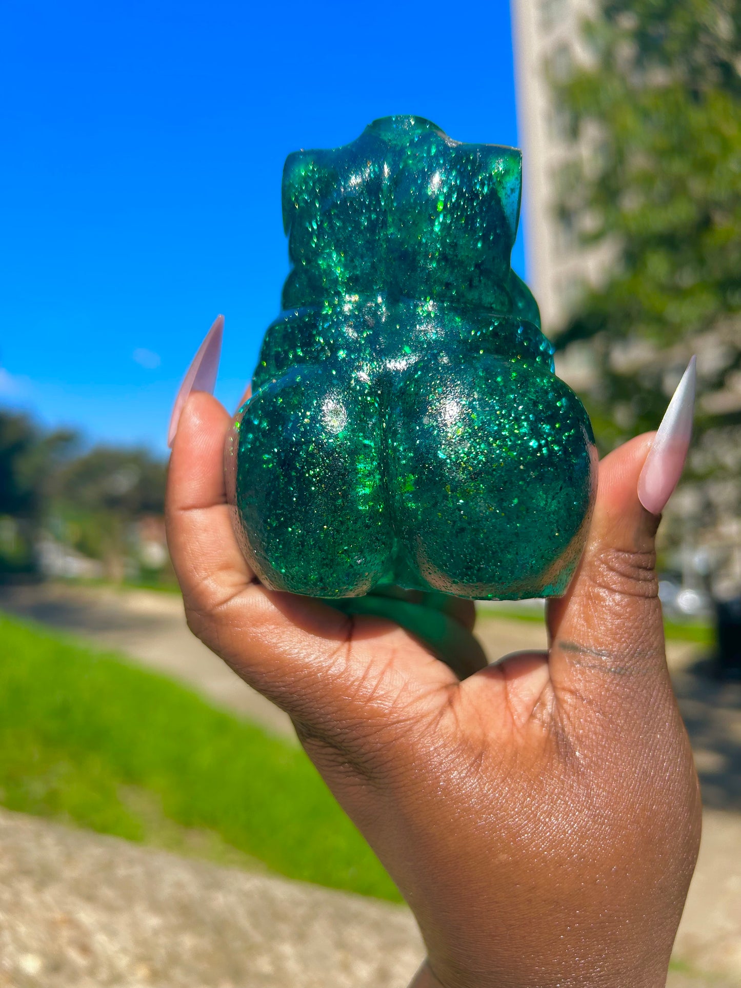 Plus Sized Fat Body Positive Resin Body Sculpture Goblin