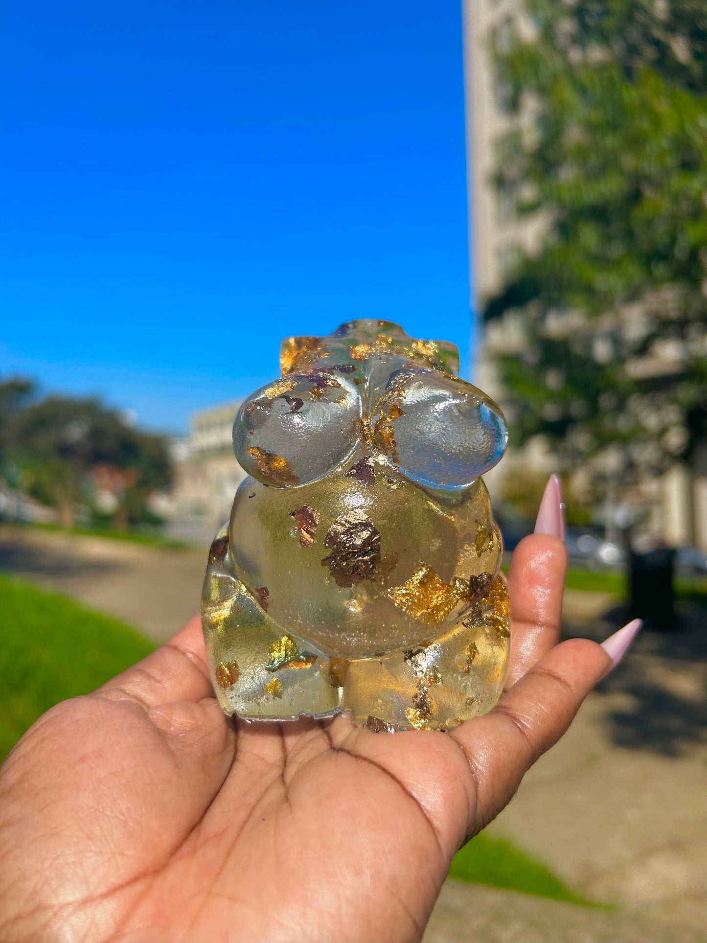 Plus Sized Fat Body Positive Resin Body Sculpture Baroque