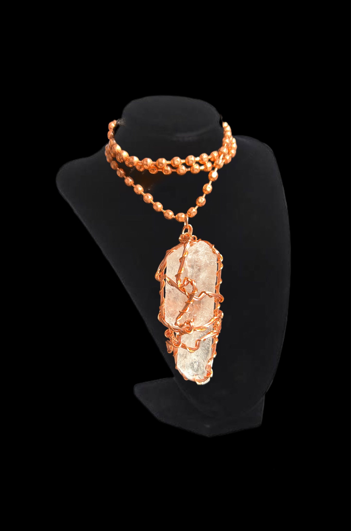 Lemurian Copper Wired Necklace