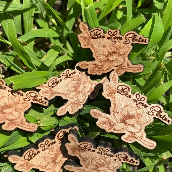 Say Her Name Wooden Pins