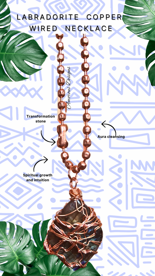 Labradorite Copper Necklace