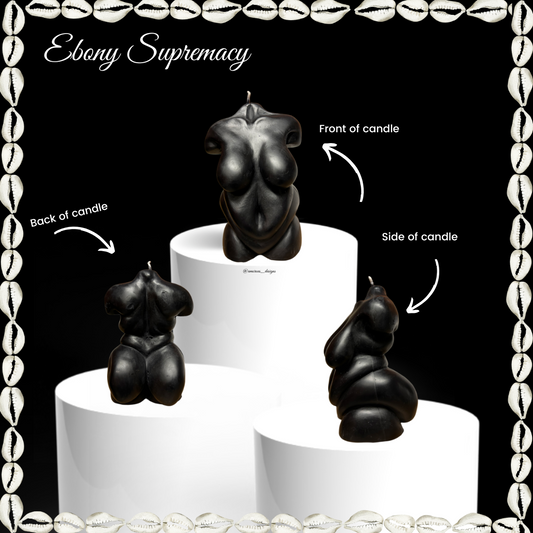 Ebony Supremacy Figurine Candle