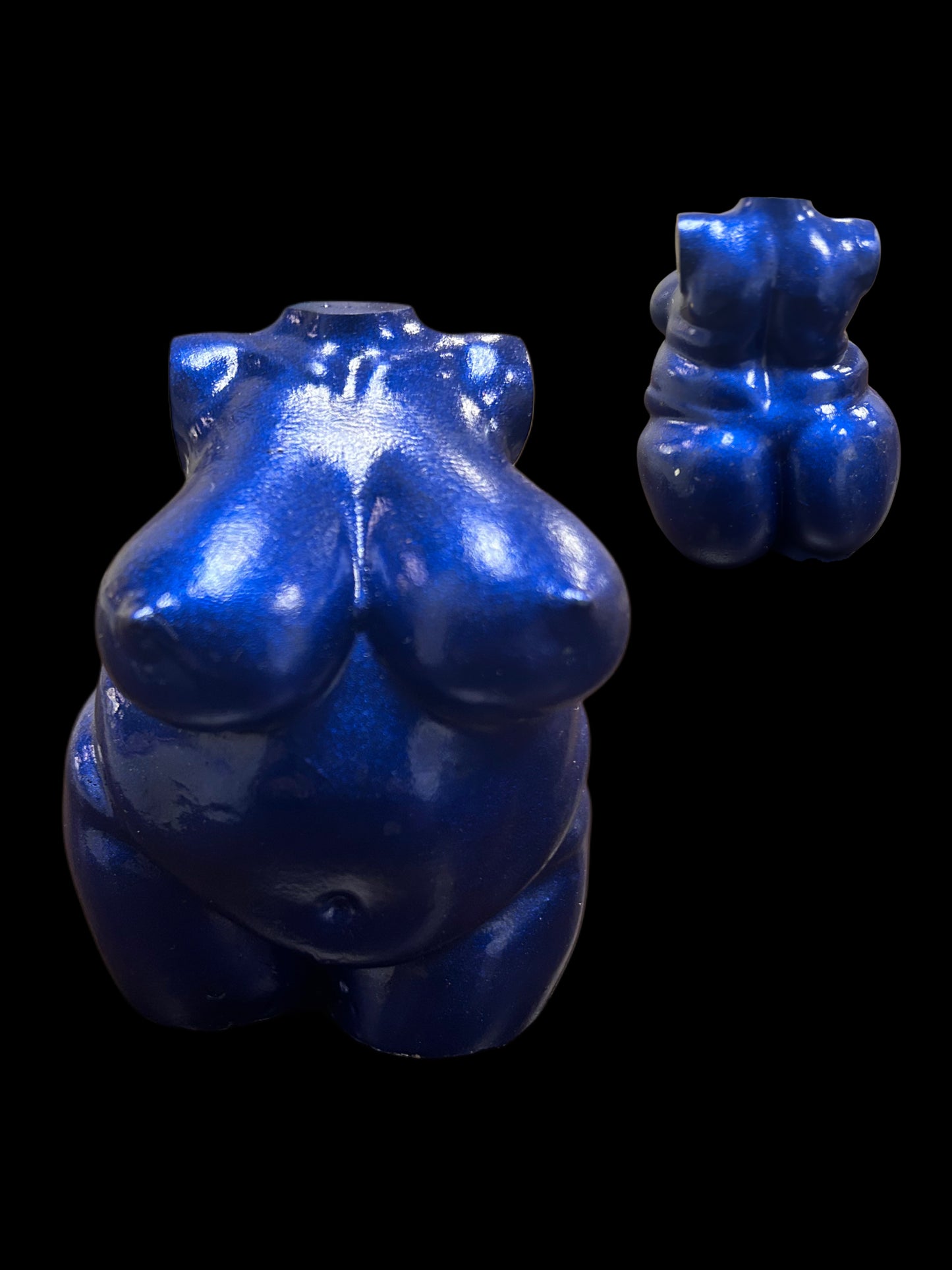 Plus Sized Resin Body Sculpture Deep Blue Sea