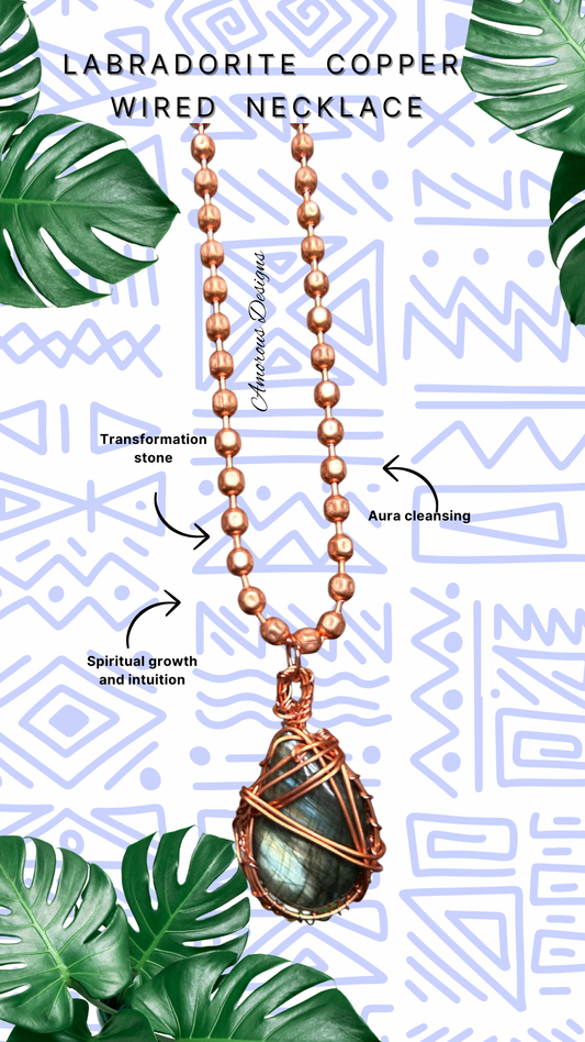 Labradorite Copper Necklace