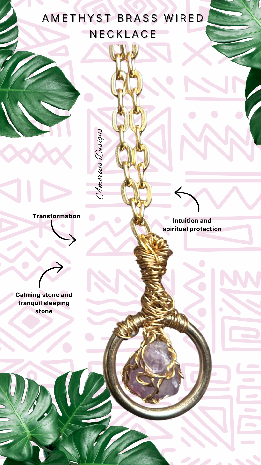 Amethyst Brass Mini Portal II