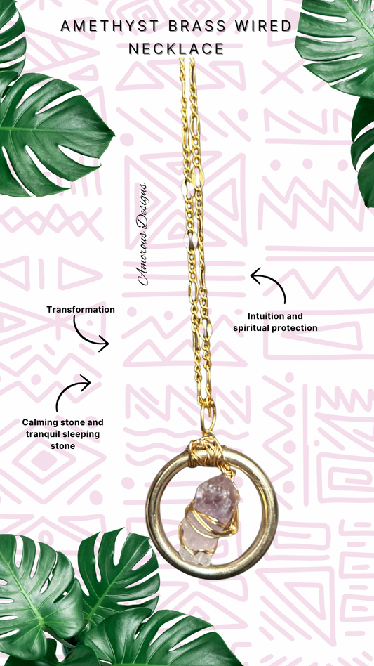 Amethyst Brass Mini Portal