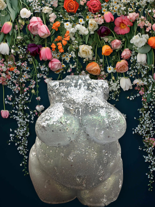 Plus Sized Resin Body Sculpture Mirror