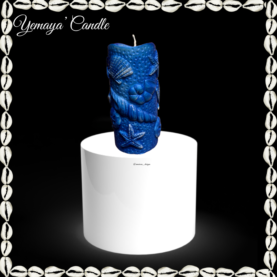 Yemaya' Seashell Candle