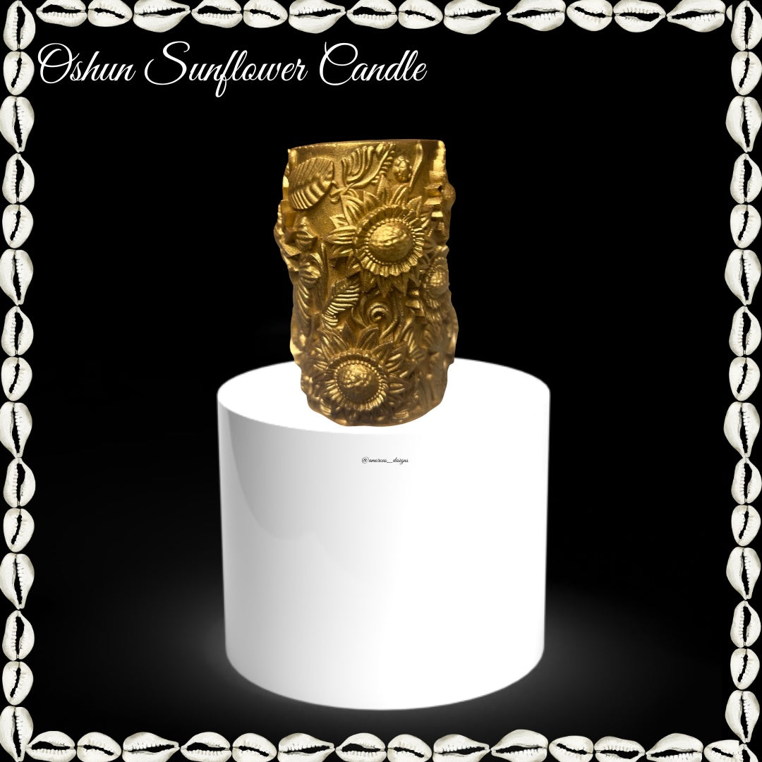 Oshun Sunflower Candle