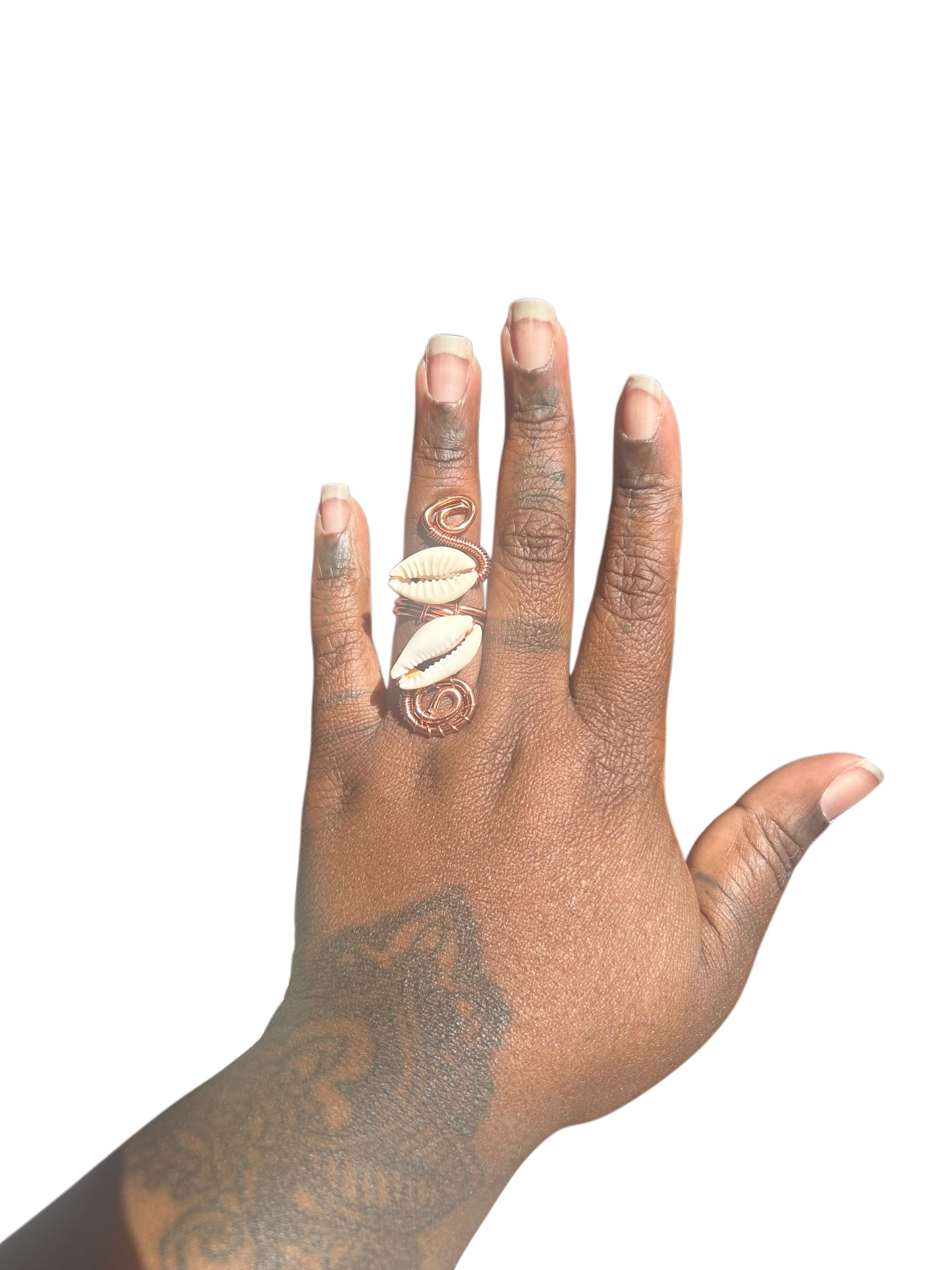 Aluminum Psychedelic Copper Rings