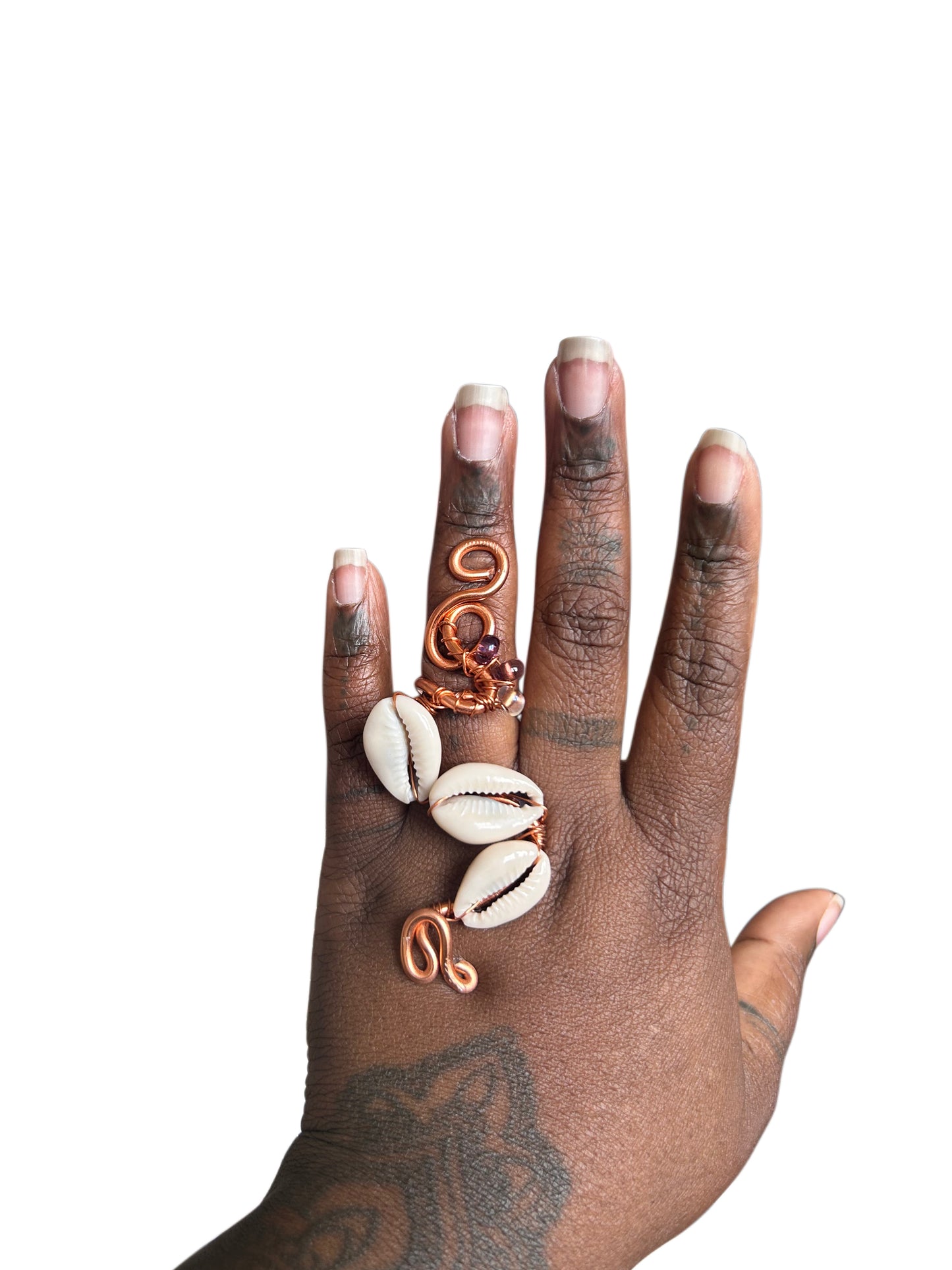 Aluminum Psychedelic Copper Rings