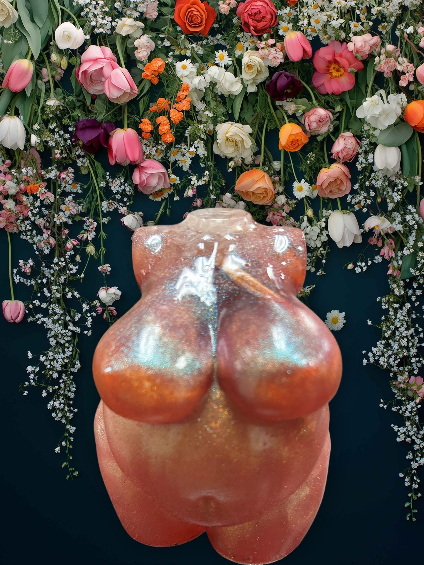 Plus Sized Resin Body Sculpture Fairy