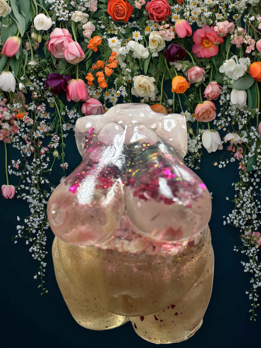 Plus Sized Resin Body Sculpture Self Love